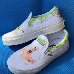 spongebob custom vans